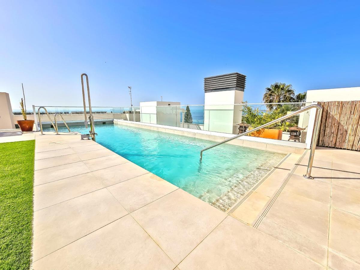 Oceanfront Duplex With A Rooftop Pool And Terrace El Puerto de Santa Maria Ngoại thất bức ảnh