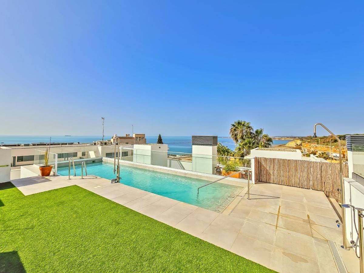 Oceanfront Duplex With A Rooftop Pool And Terrace El Puerto de Santa Maria Ngoại thất bức ảnh